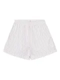 REMAIN striped side-pocket shorts - White