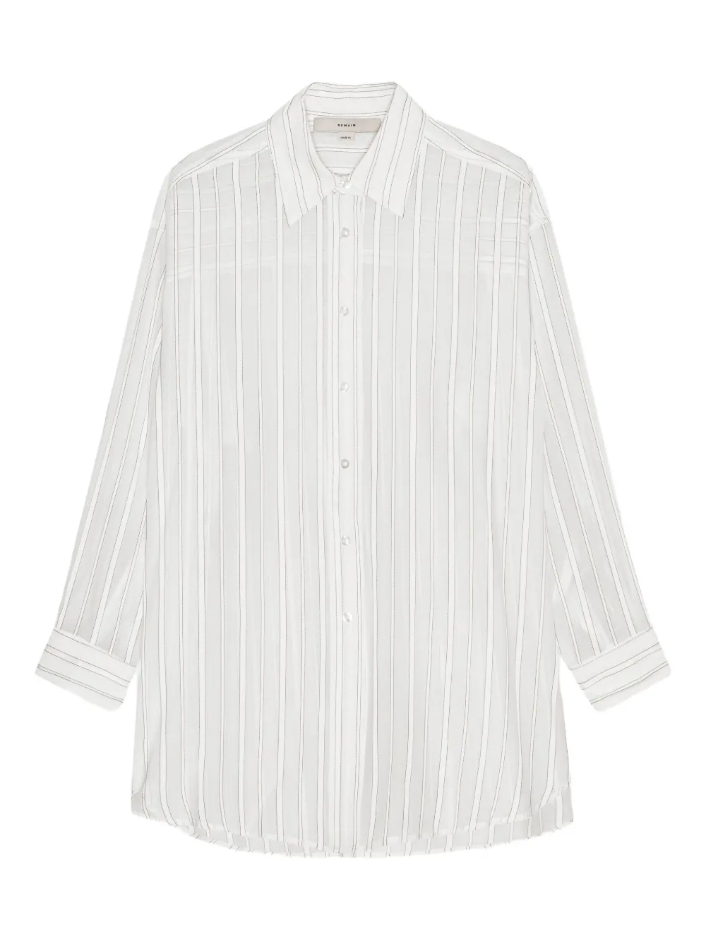 Remain Birger Christensen Striped Button-down Shirt In White