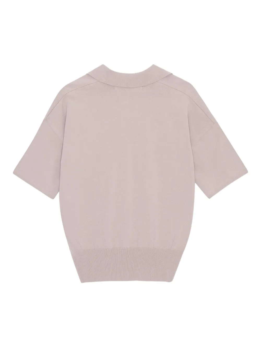Remain Birger Christensen Polo-neck Knitted Top In Neutral