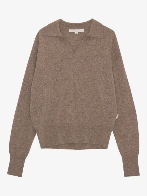 REMAIN pull en laine à col polo