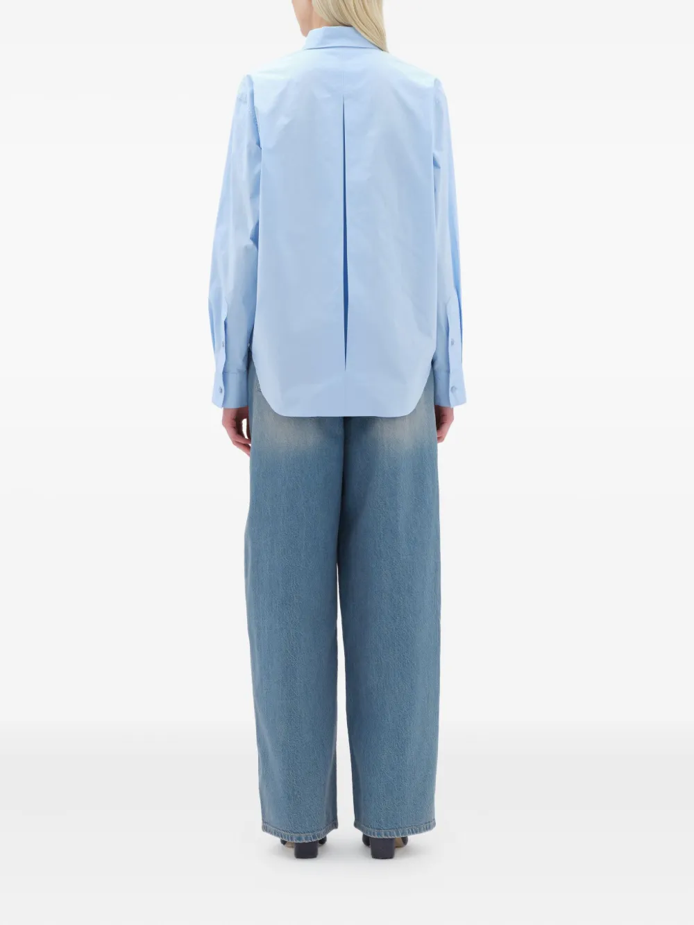 REMAIN Button-down blouse Blauw