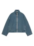 REMAIN zip-front denim jacket - Blue