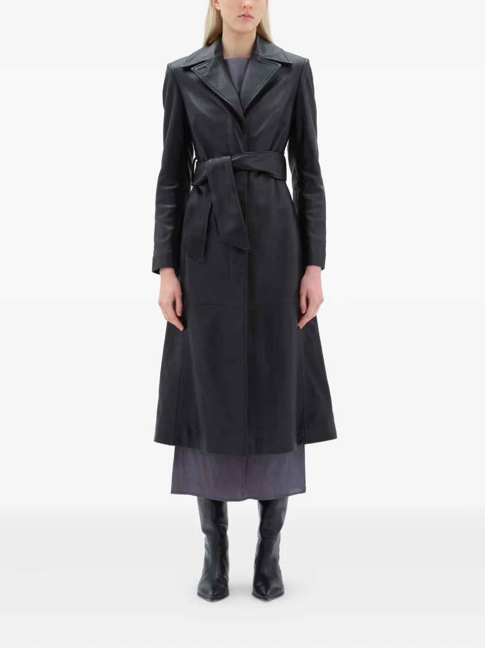 REMAIN belted leather coat | Leather Coats | Image 2