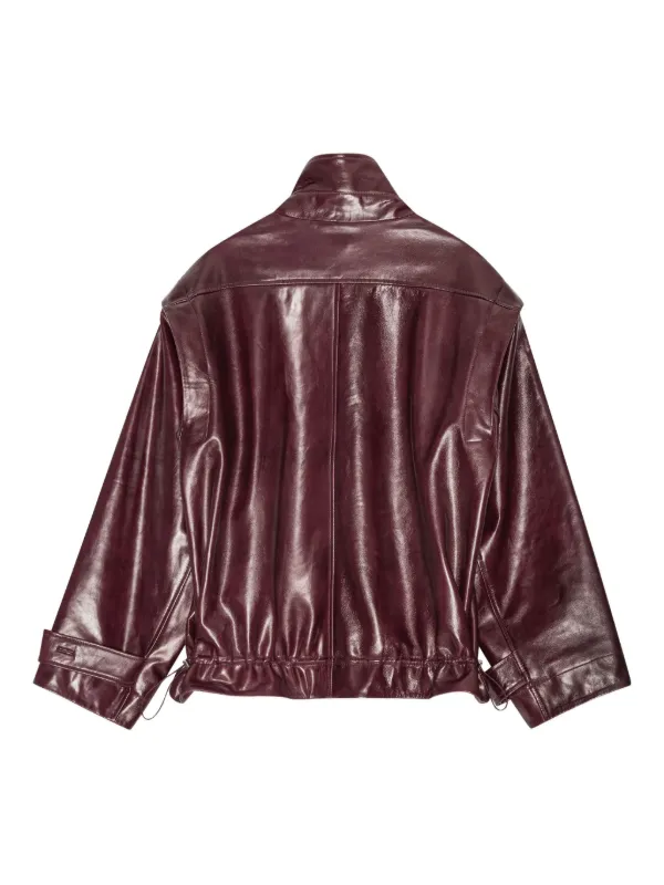 REMAIN high-neck Drawstring Jacket | Red | FARFETCH