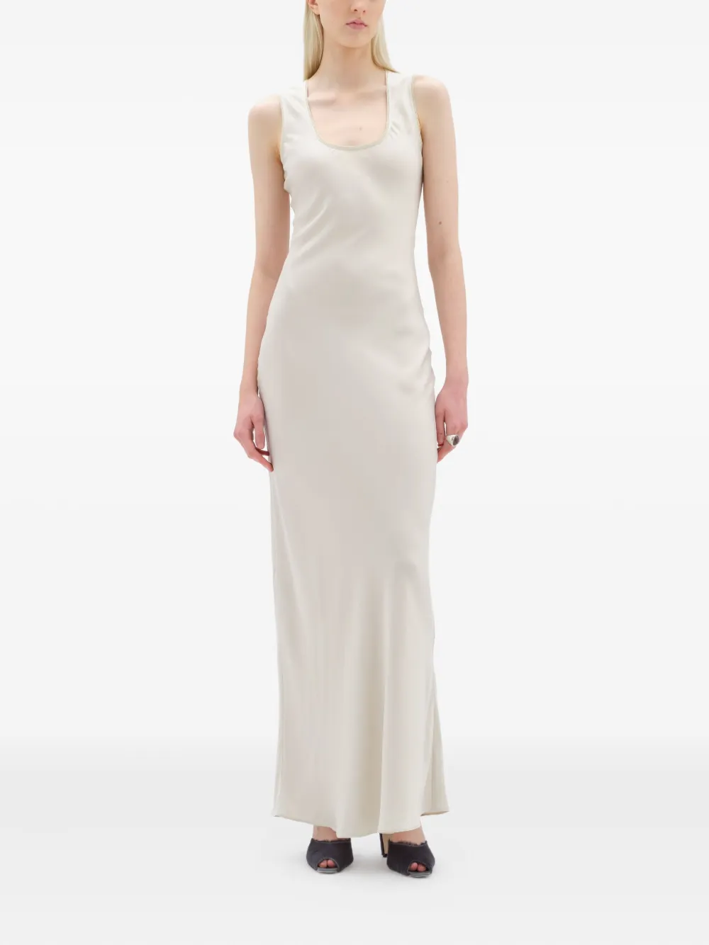 REMAIN Maxi-jurk met uitgesneden details - Beige