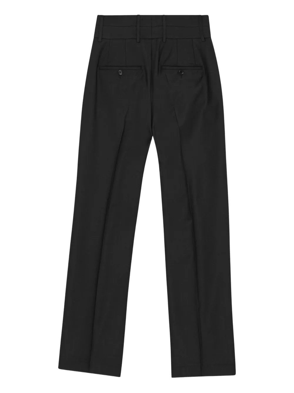 REMAIN Broek met dubbele tailleband Zwart