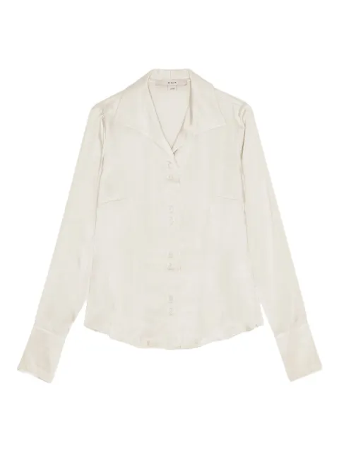 REMAIN button-front collared shirt
