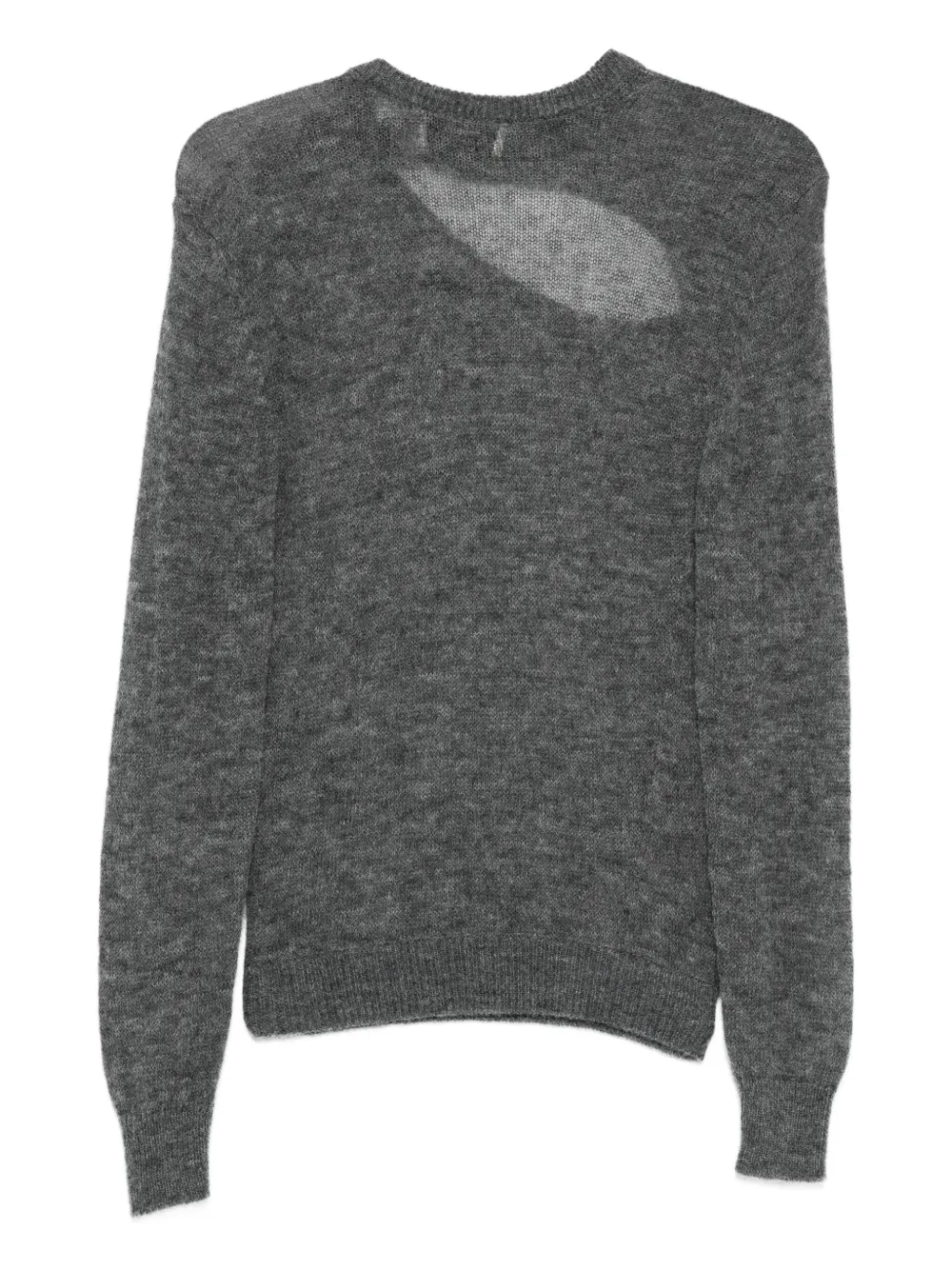Coperni cut-out buckle sweater Grijs