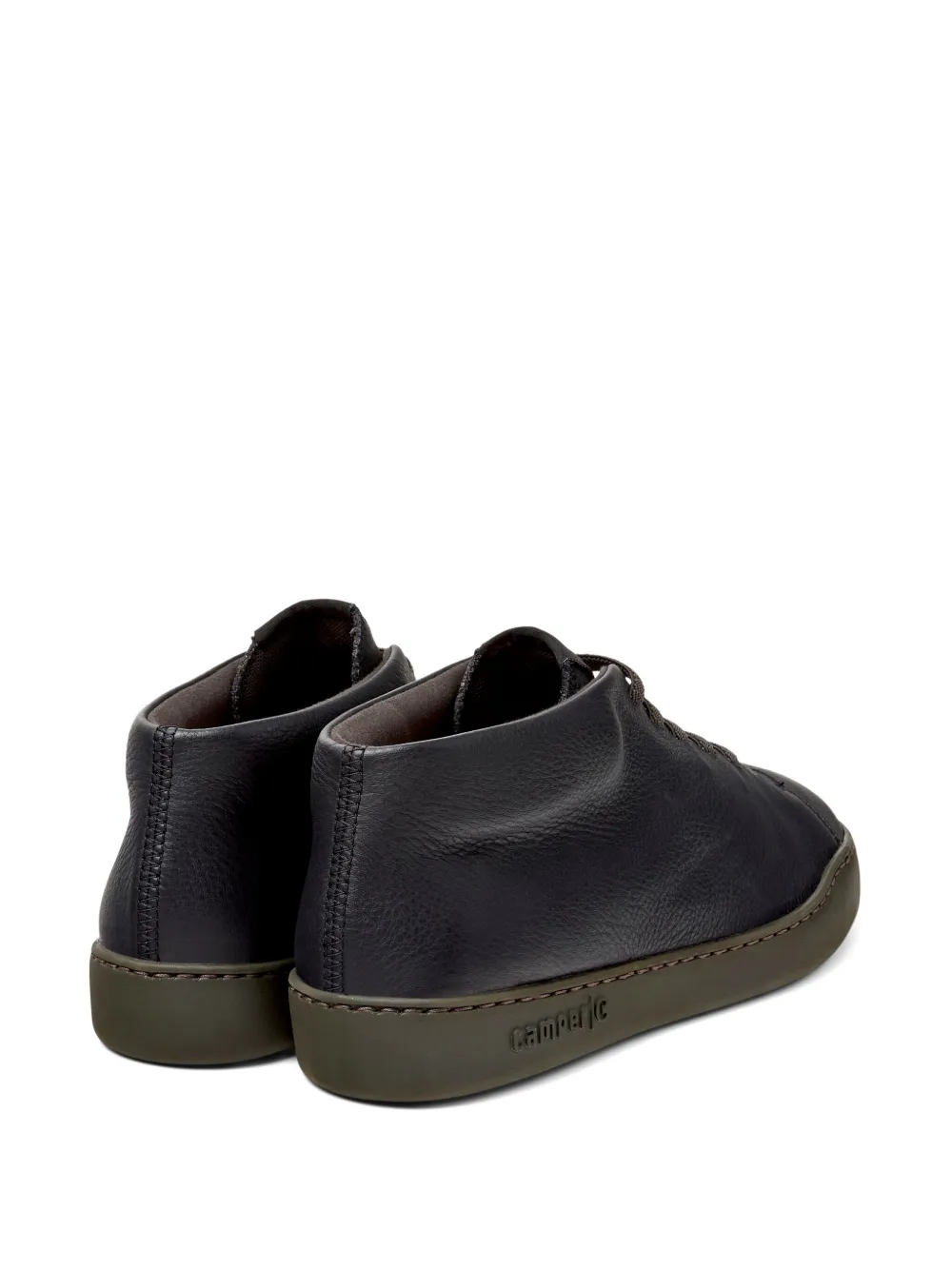 Camper Peu Touring leather lace-up sneakers Black