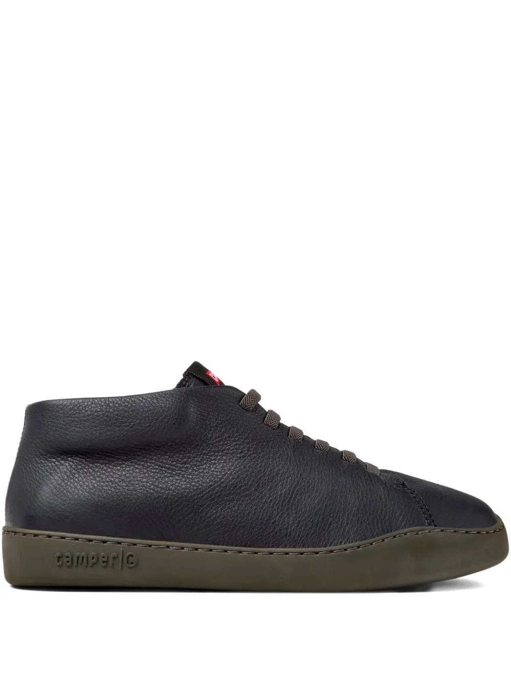 Camper Peu Touring leather lace-up sneakers Black