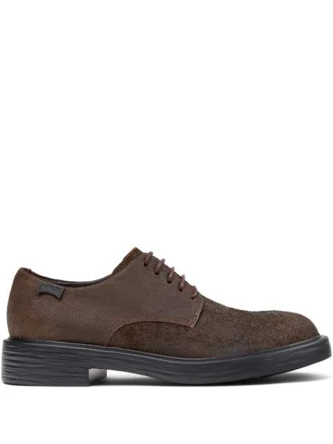 Camper Dean lace-up nubuck leather shoes