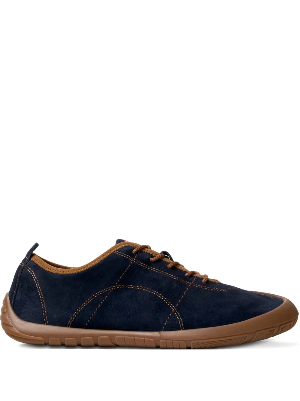 Camper leather lace-up trainers Blue