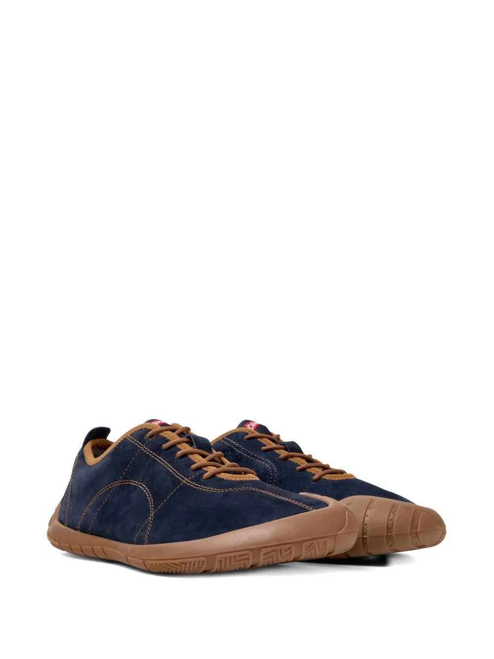 Camper leather lace-up trainers Blue