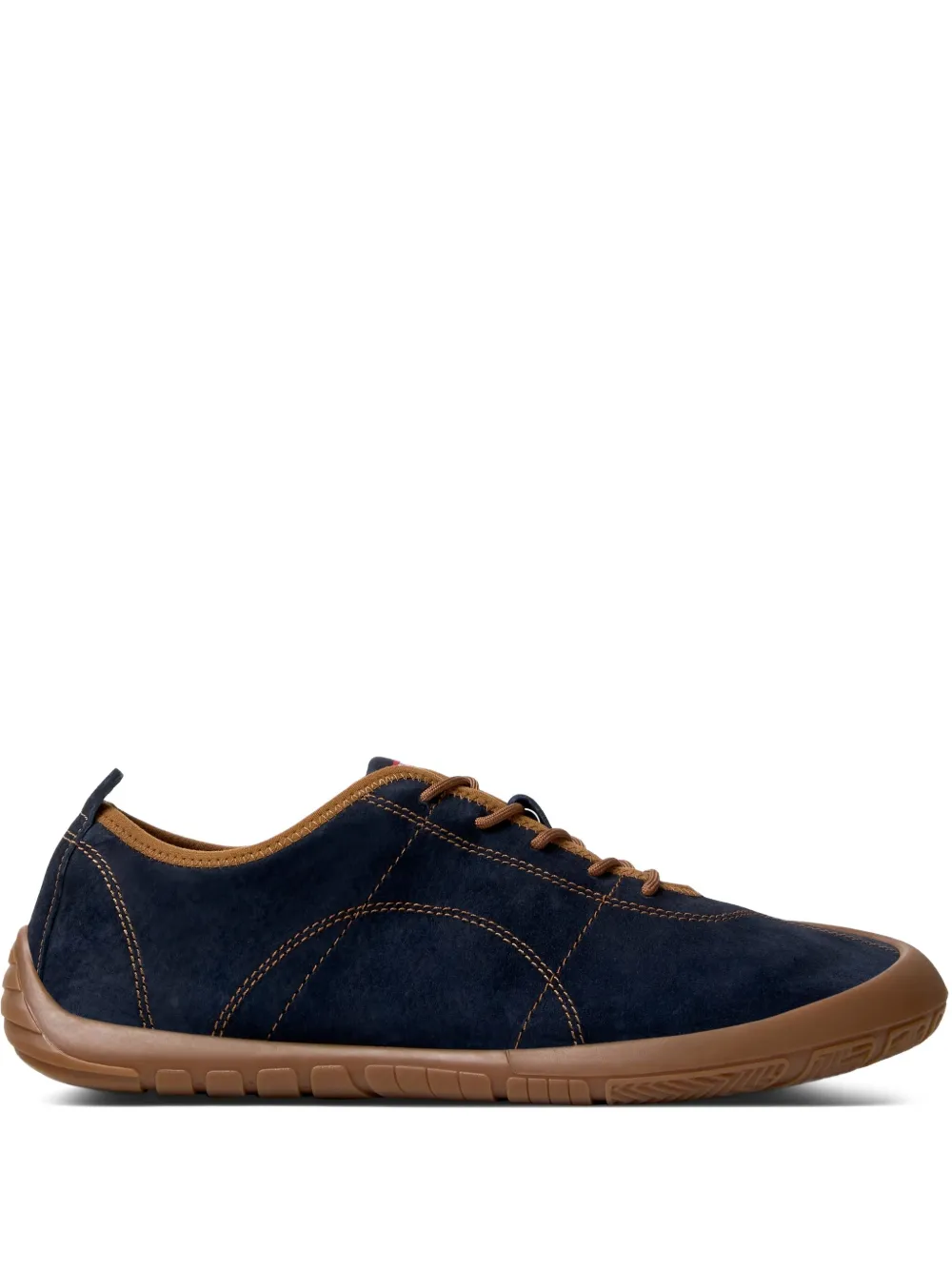 Camper leather lace-up trainers Blue