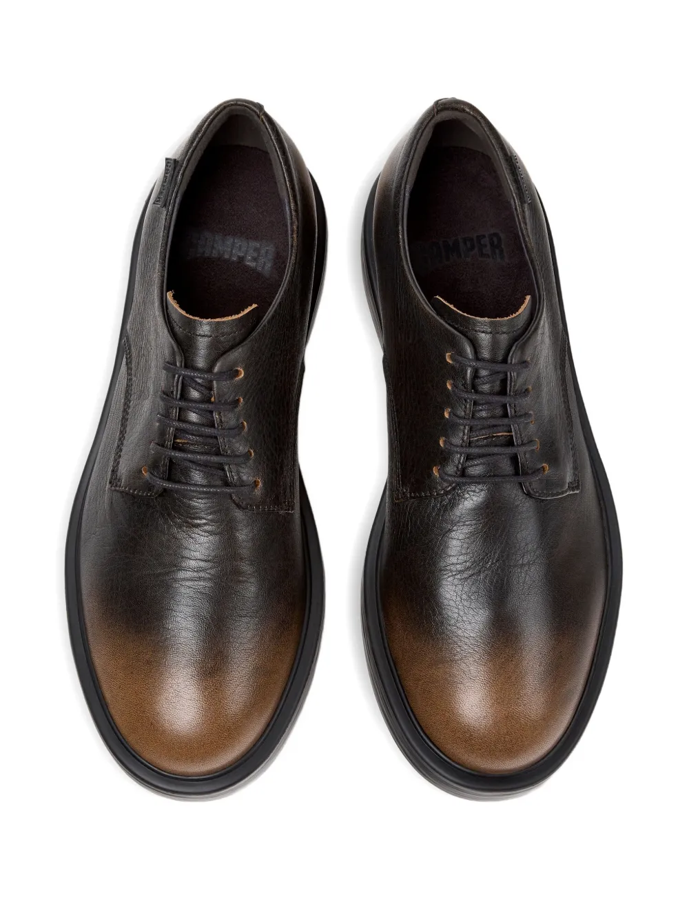Camper Dea lace-up leather shoes Black
