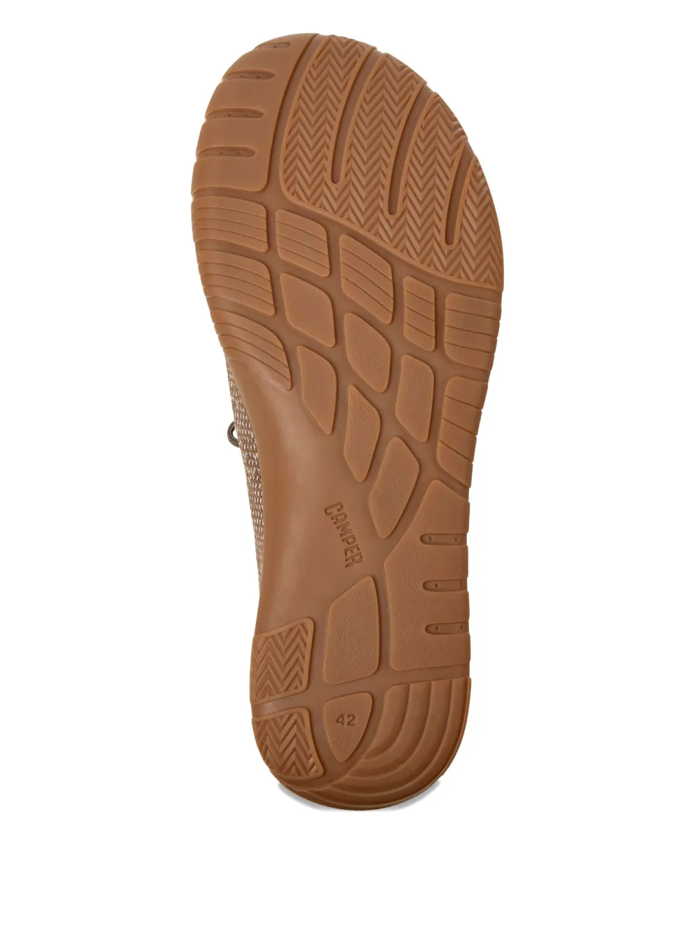 Camper Peu Path knitted lace-up sneakers Brown