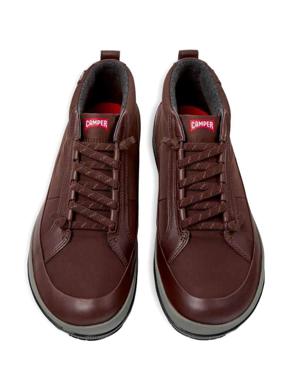 Camper Peu Pista sneakers met rubberen zool Bruin