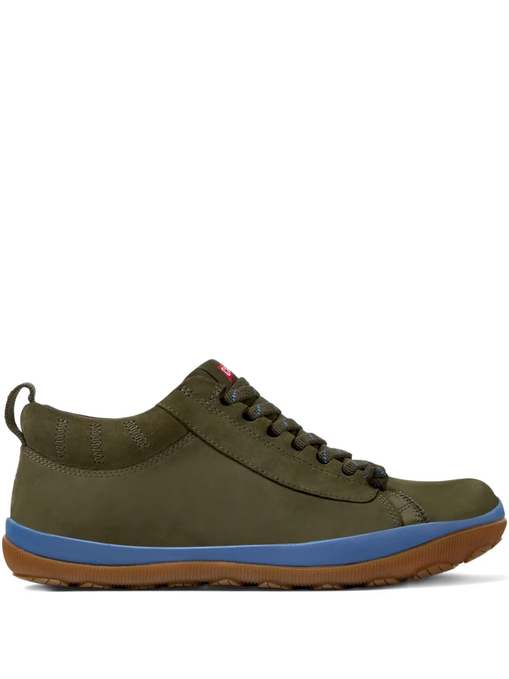 Camper Peu Pist GM lace-up nubuck leather sneakers Green
