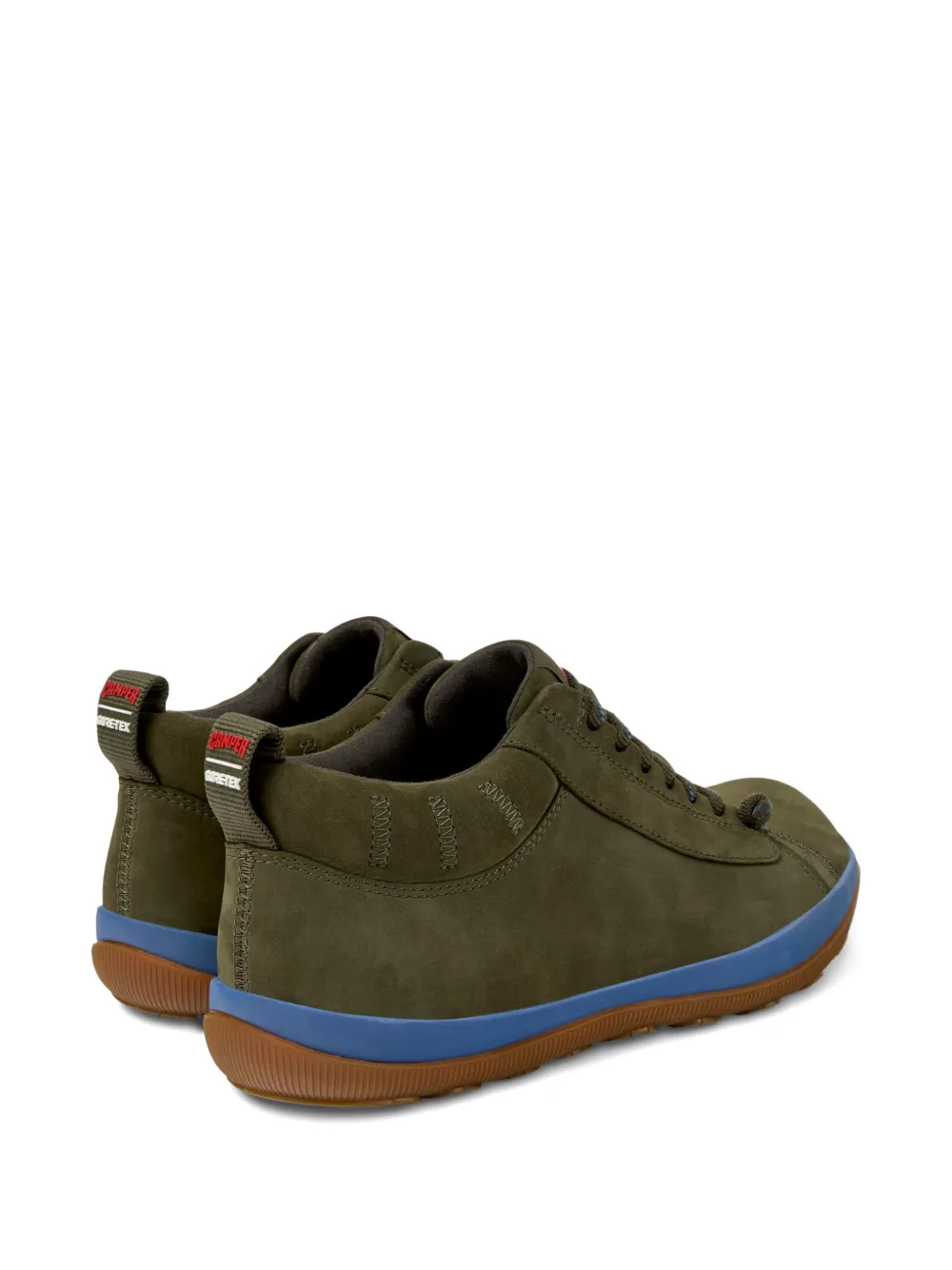 Camper Peu Pist GM lace-up nubuck leather sneakers Green