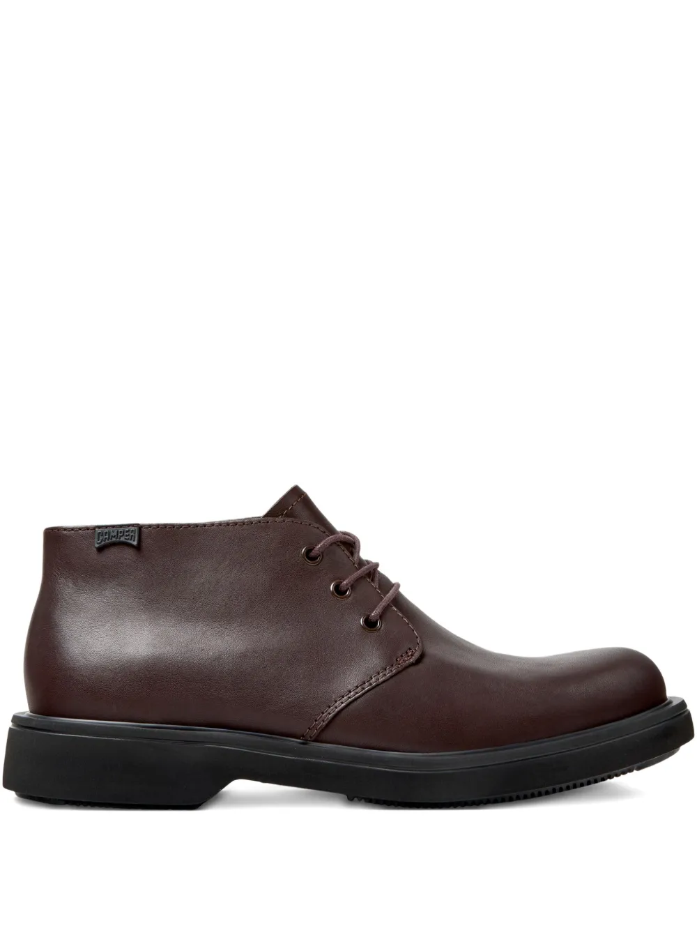 Camper Norman lace-up leather desert boots Brown