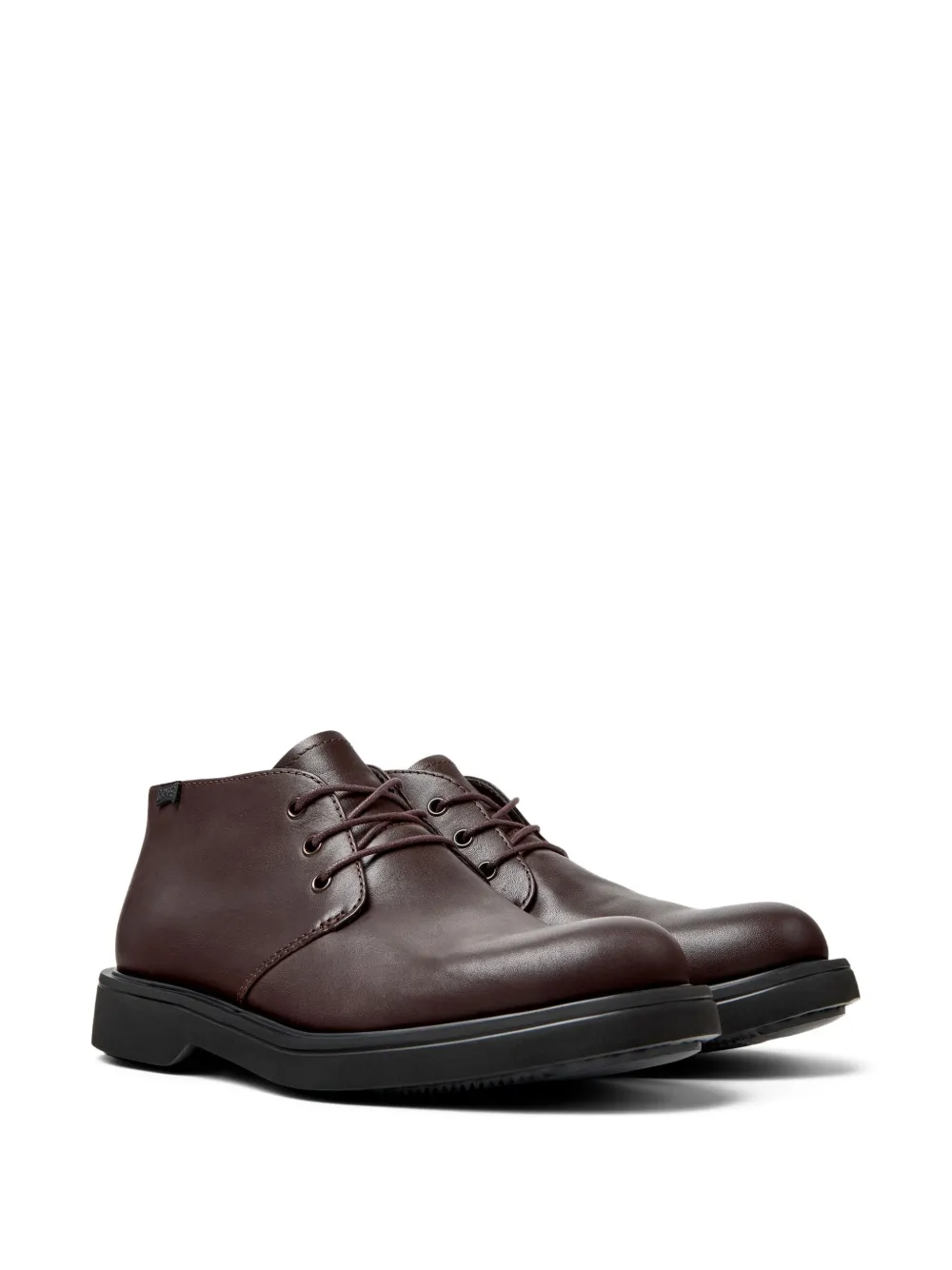 Camper Norman lace-up leather desert boots Brown