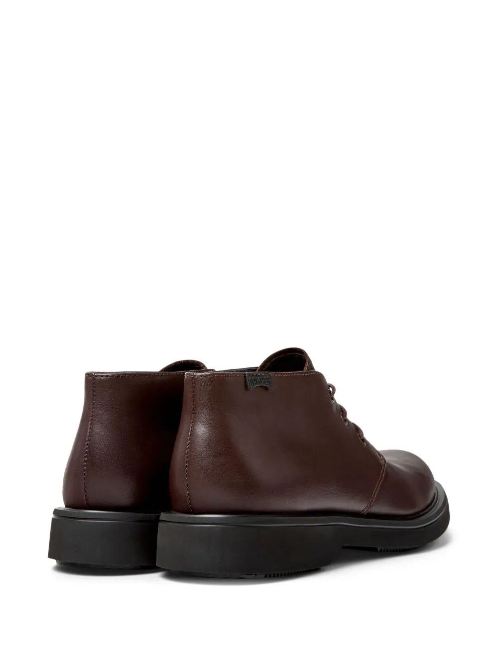 Camper Norman lace-up leather desert boots Brown