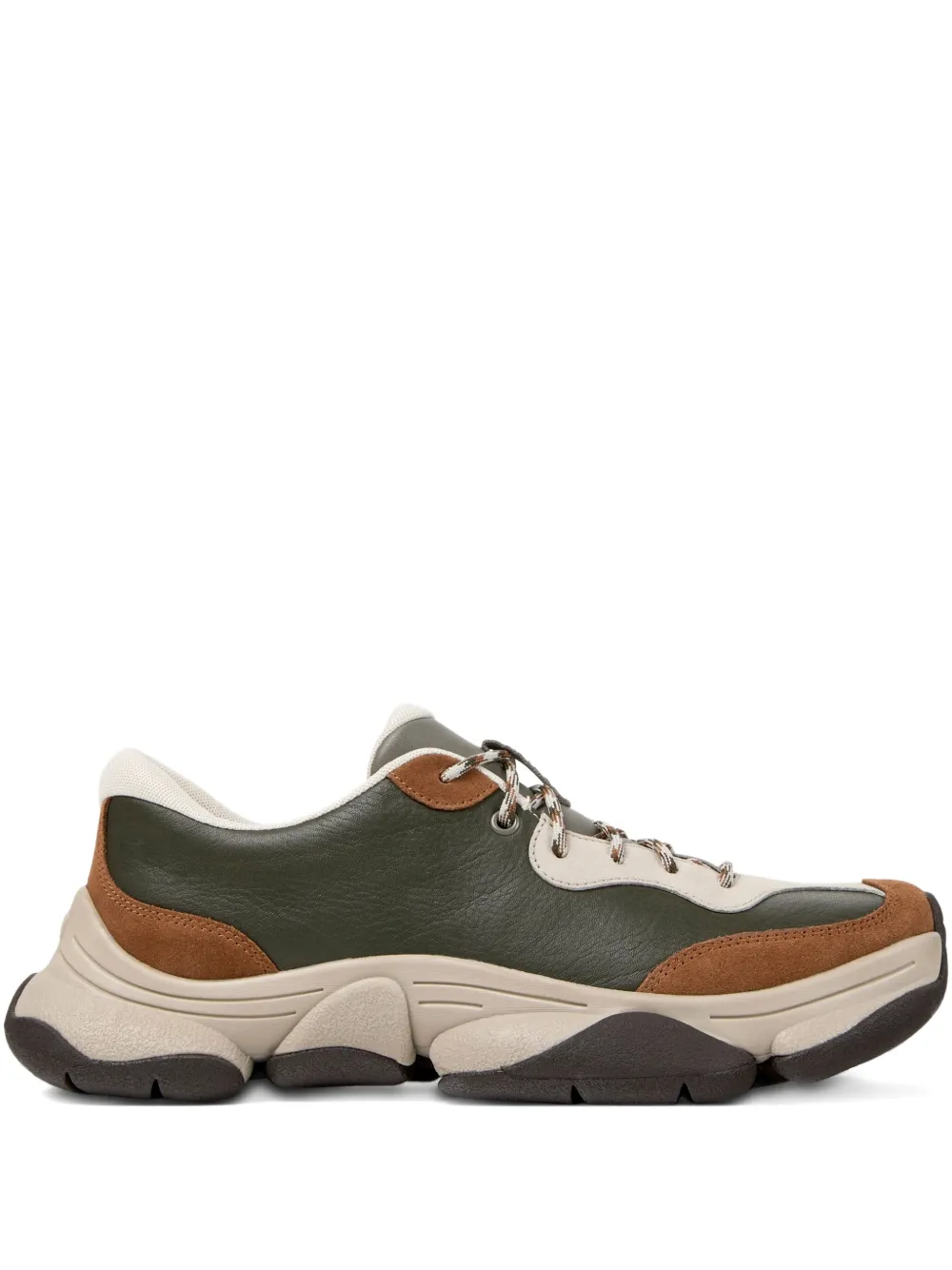 Camper Karst 2 panelled lace-up sneakers Green