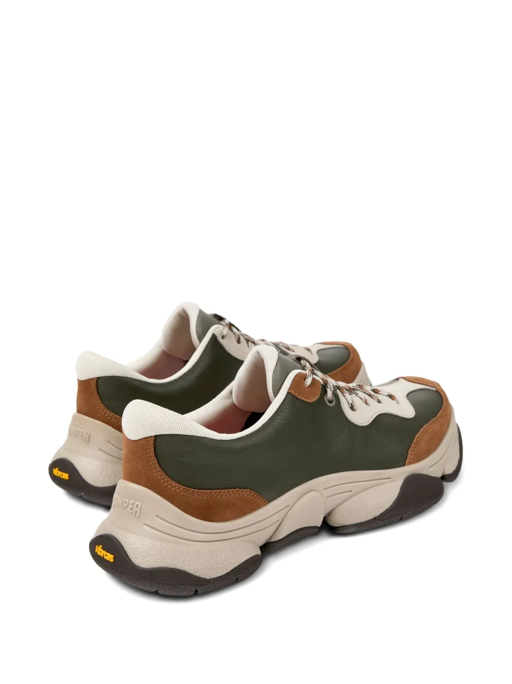 Camper Karst 2 panelled lace-up sneakers Green