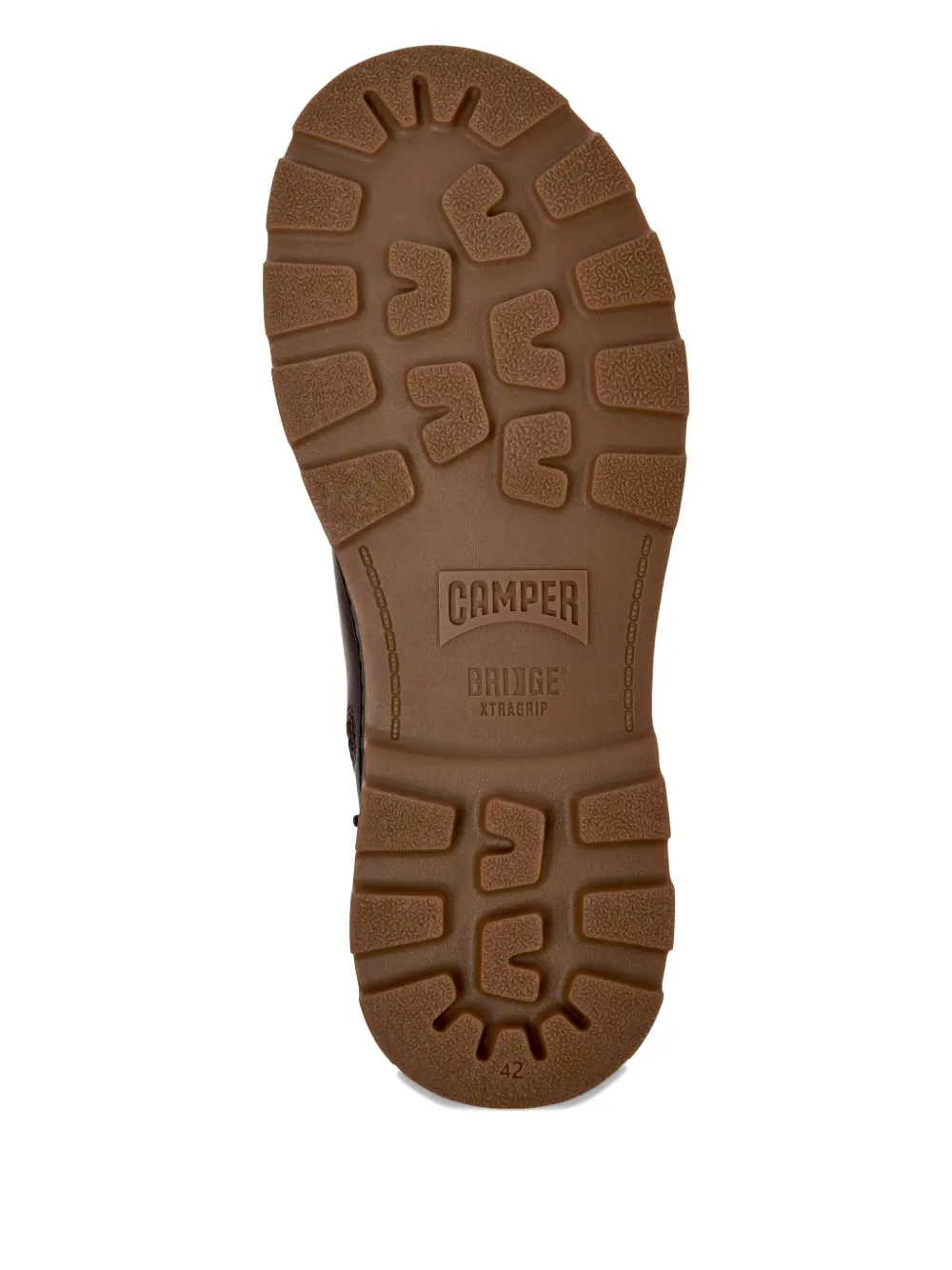 Camper Brutus+ lace-up leather boots Brown