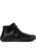 Camper lace-up leather ankle boots - Black