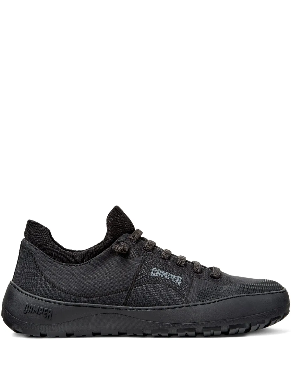 Camper Peu Serra lace-up knit trainers Black