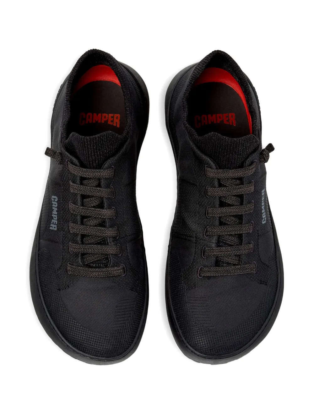 Camper Peu Serra lace-up knit trainers Black