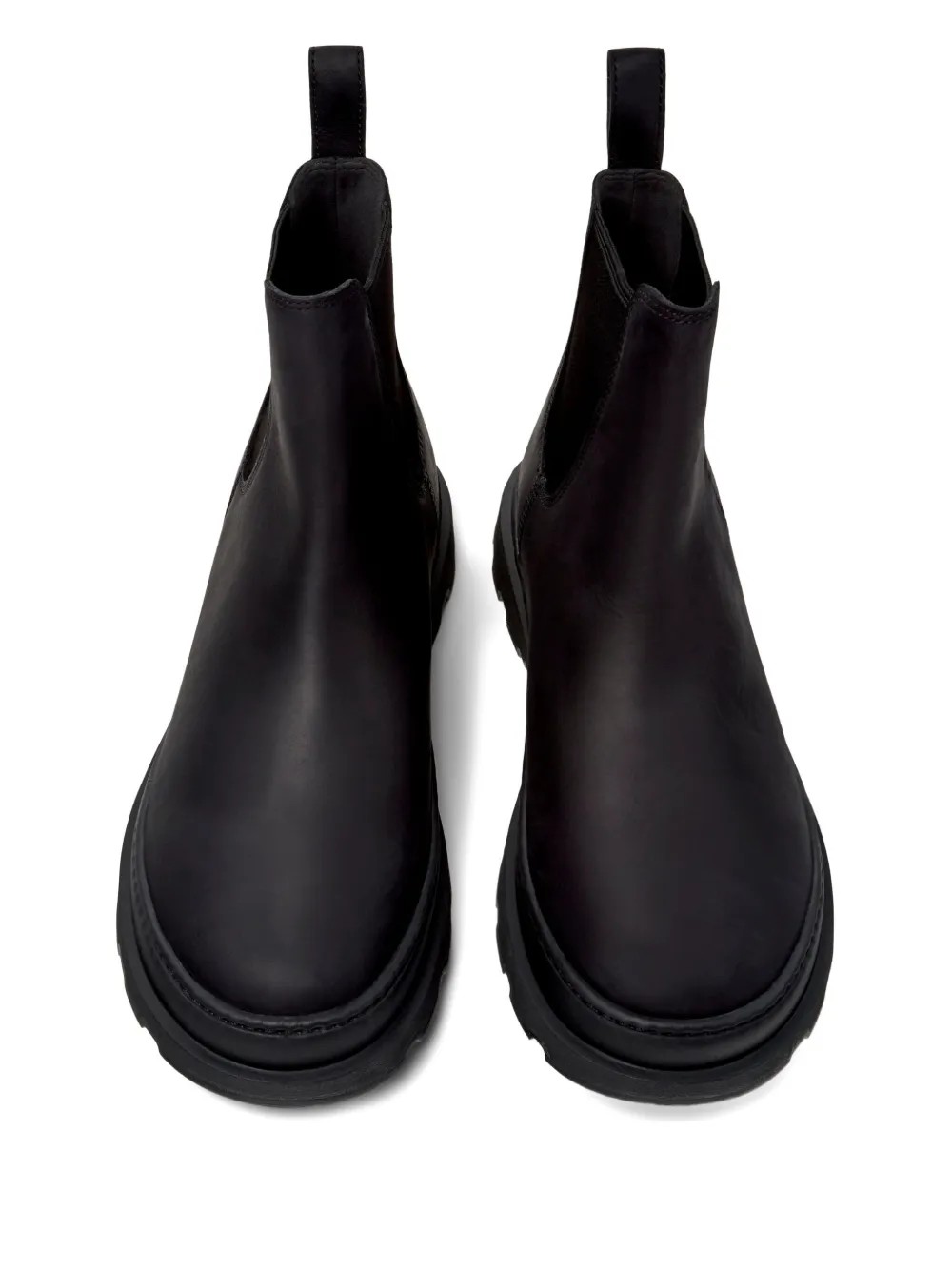Camper Brutus nubuck leren Chelsea laarzen Zwart