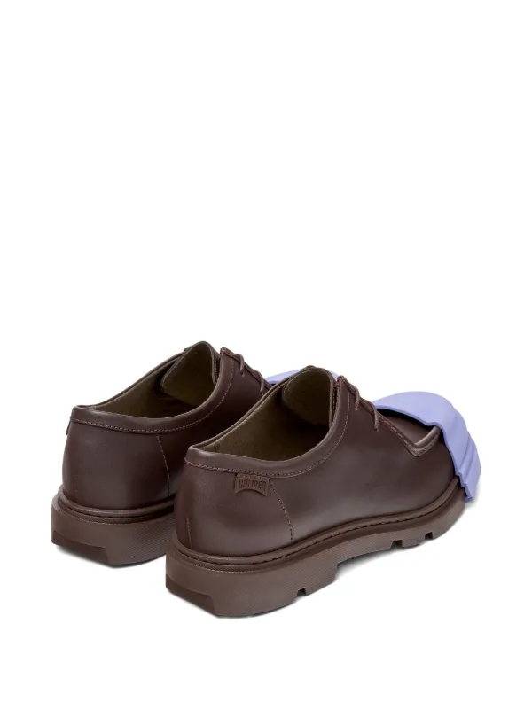 Camper Junction Leather Oxford Shoes | Brown | FARFETCH