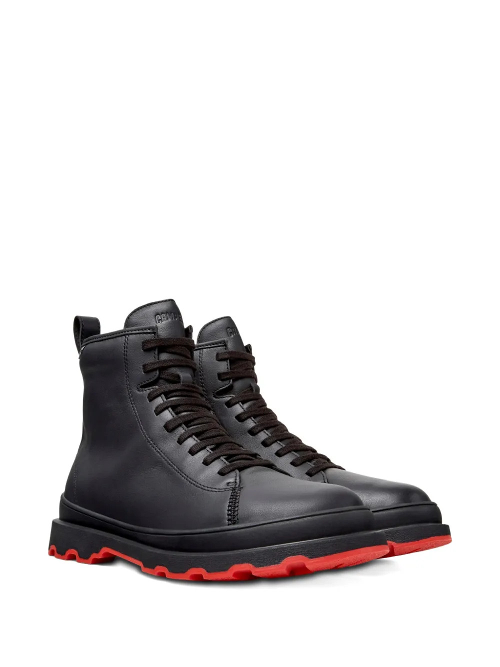 Camper Brutus+ lace-up leather boots Black
