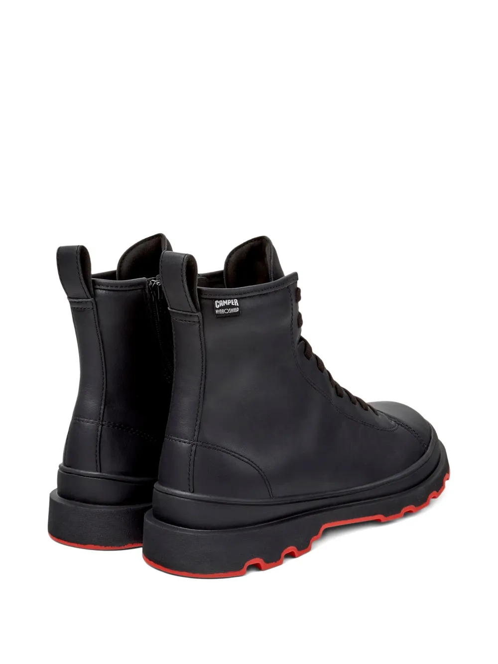 Camper Brutus+ lace-up leather boots Black