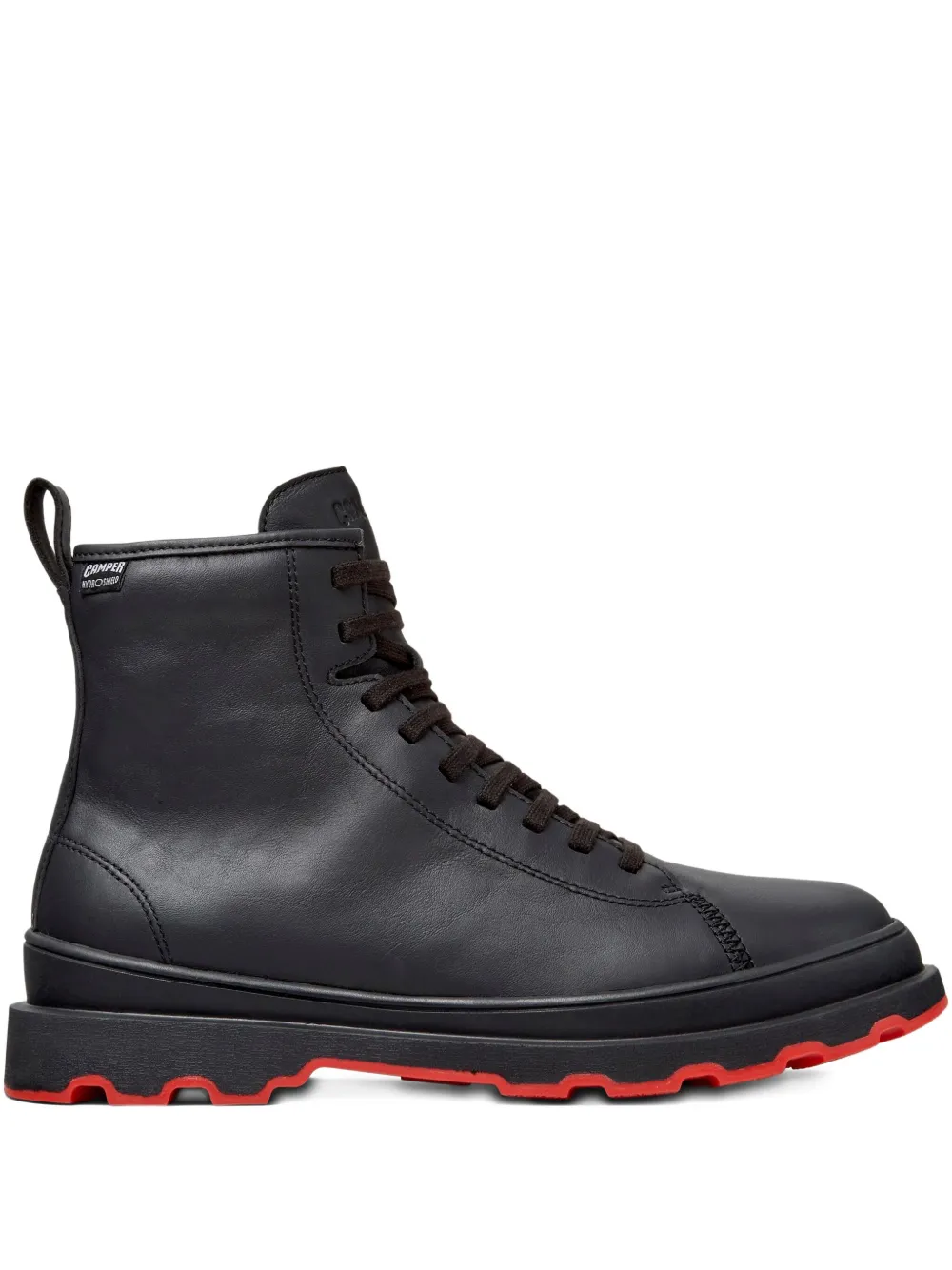Camper Brutus+ lace-up leather boots Black