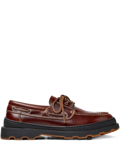 Camper mocassins Brutus en cuir à lacets