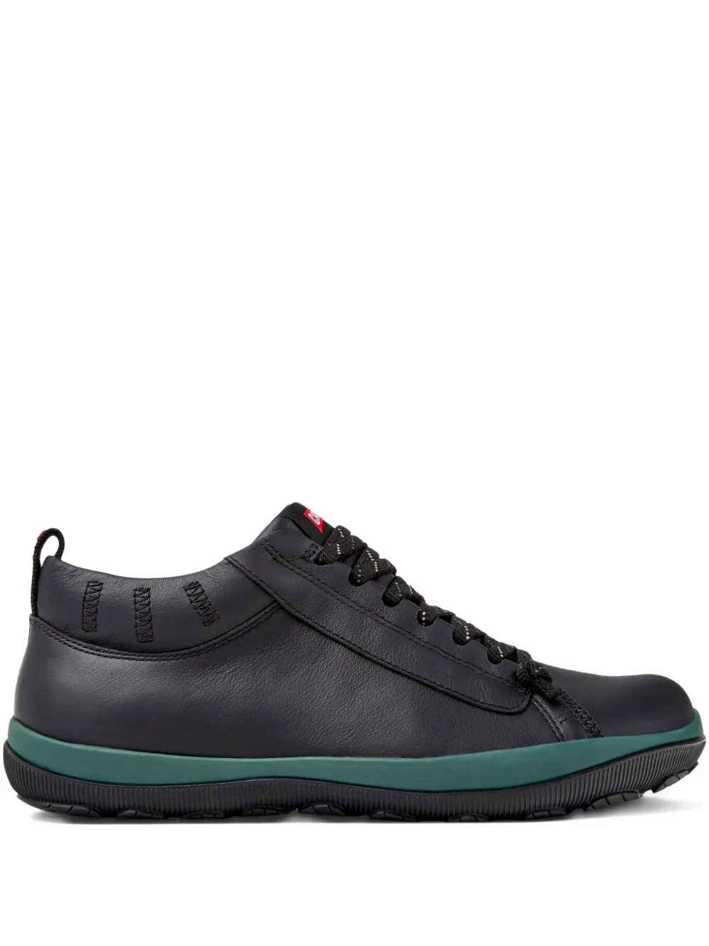 Camper Peu Pista Gm Leather Lace-up Sneakers In Black