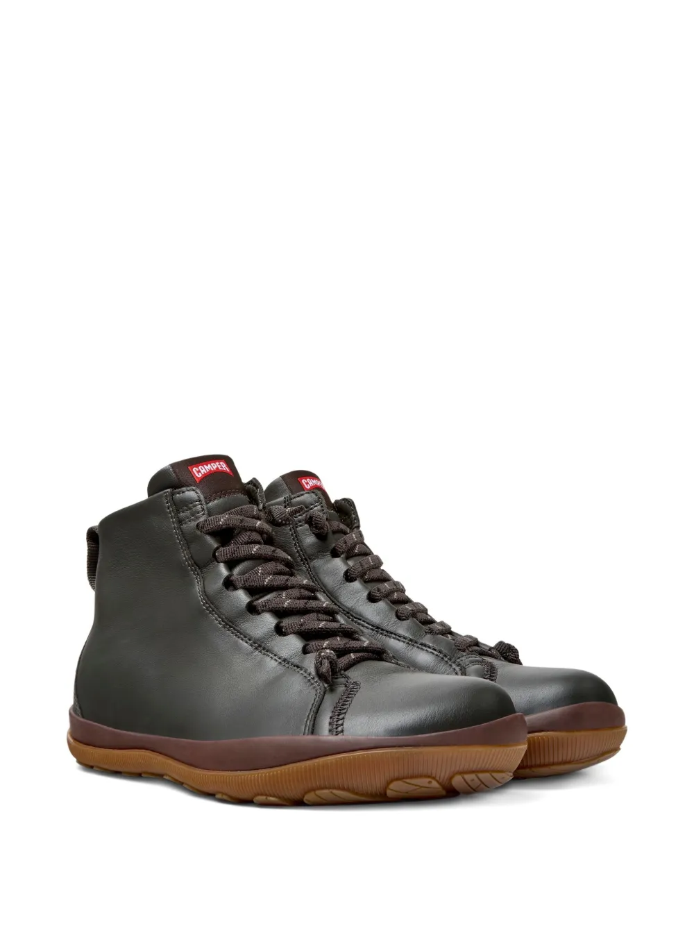 Camper Peu Pista GM lace-up leather sneakers Black