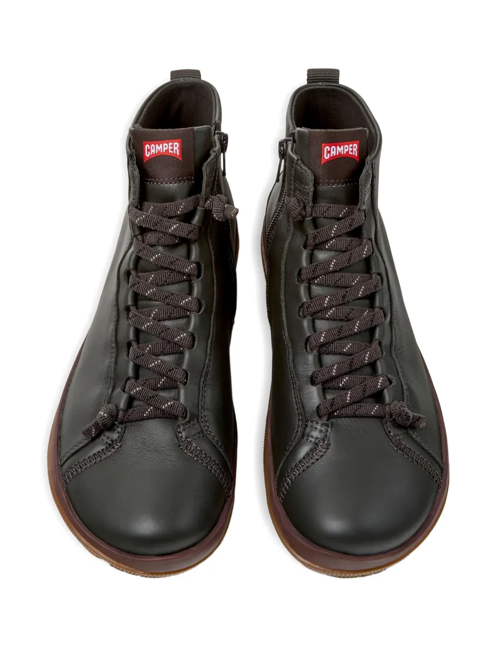 Camper Peu Pista GM lace-up leather sneakers Black