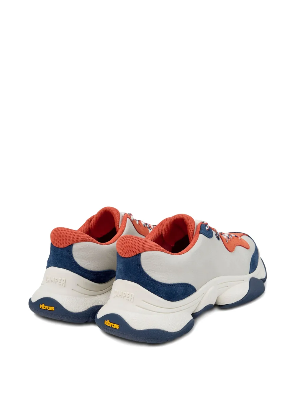 Camper Karst 2 leather panelled sneakers White