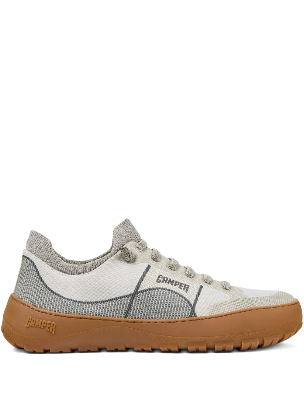 Camper logo-detail knitted sneakers Neutrals