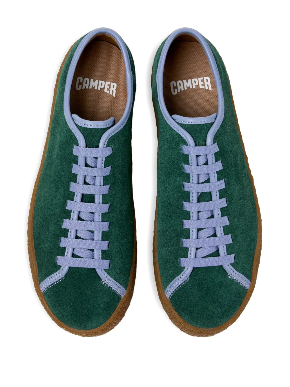 Camper Peu Terreno suede lace-up sneakers Green