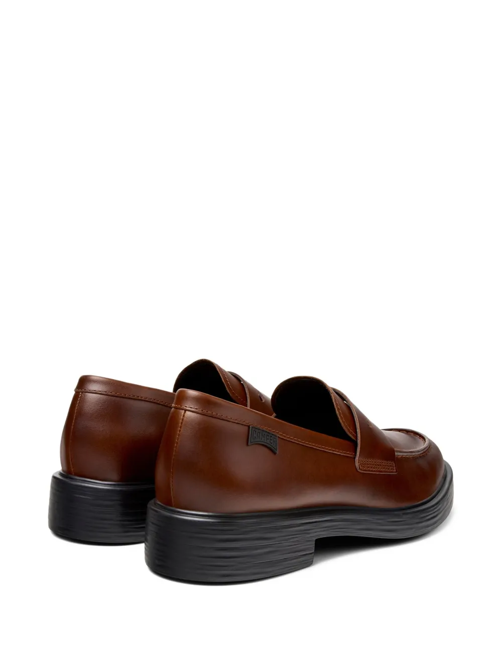 Camper Dea penny leather loafers Brown