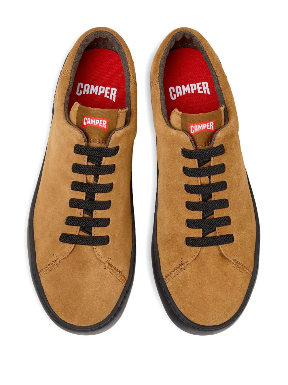 Camper Peu Touring lace-up suede sneakers Brown