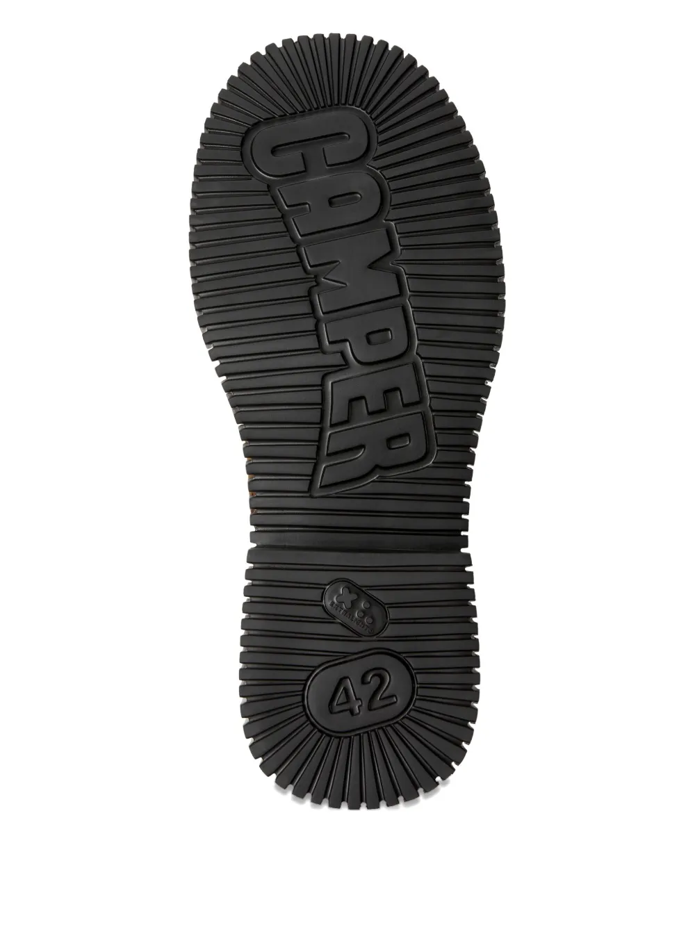 Camper Pix Berlin zip-detail platform boots Brown