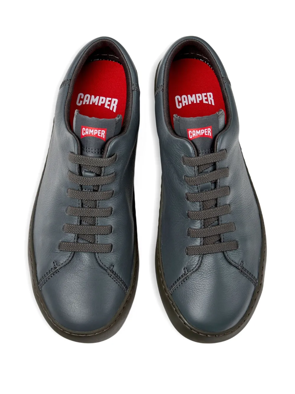 Camper leather lace-up sneakers Grey