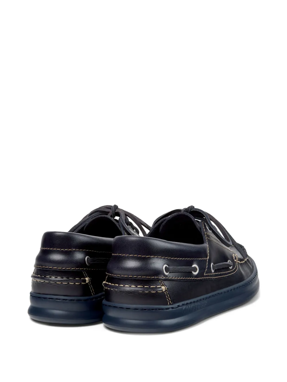 Camper Runner leather boat shoes Blue