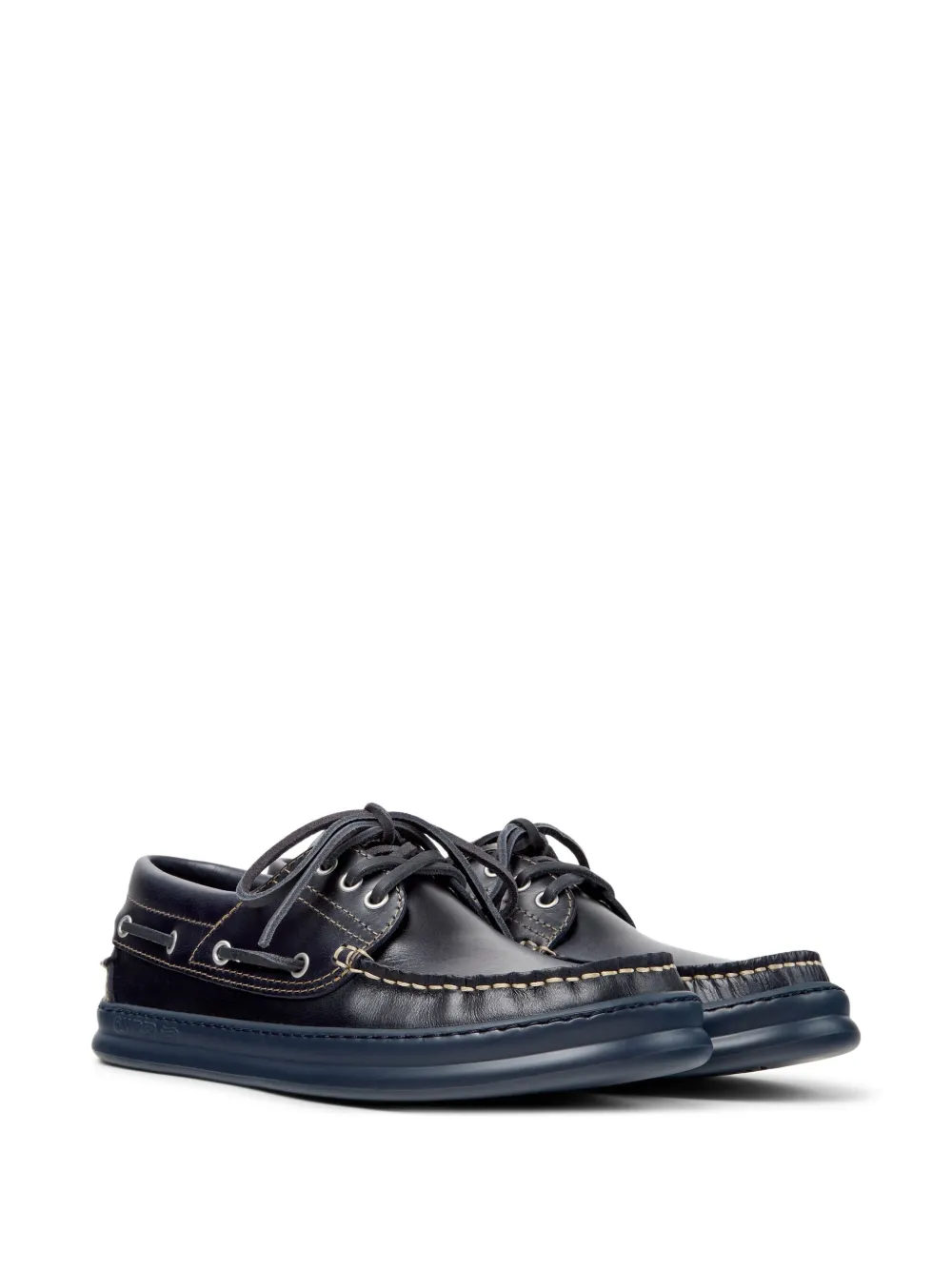 Camper Runner leather boat shoes Blue